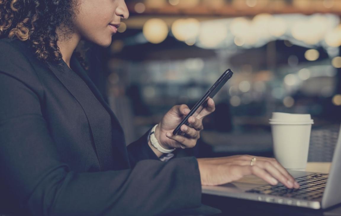 Professional analyzing financial charts and data visualizations